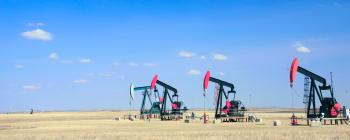 oil pumps in a Canadian field