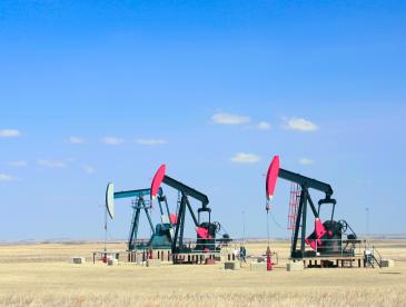 oil pumps in a Canadian field