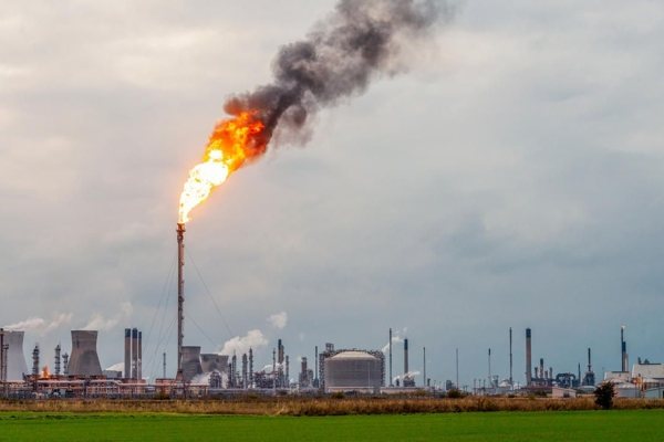 Making progress across U.S. states Factory releasing methane into the air
