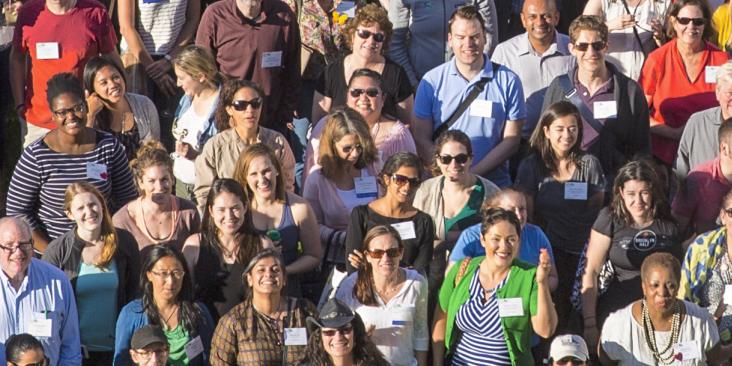 EDFers gathered for a group shot at our yearly All-Staff Retreat